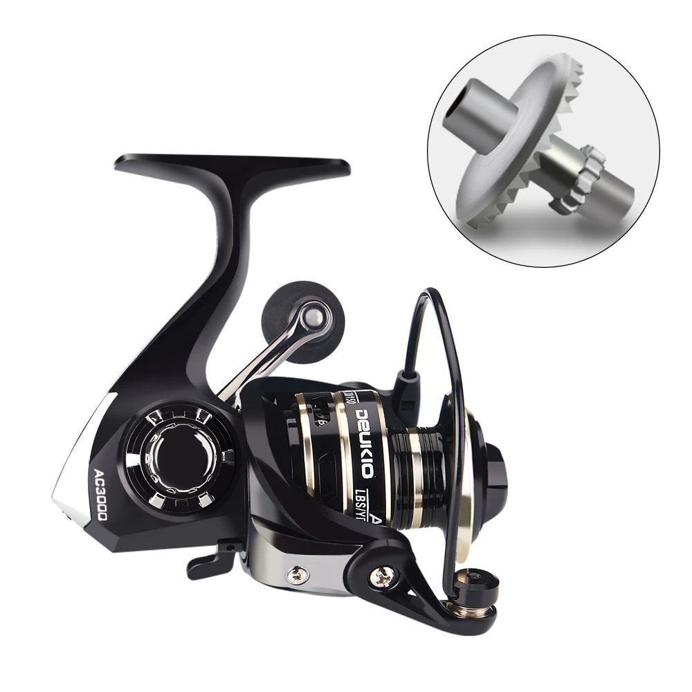 Carrete Spinning Metálico 5.2:1 | 12+1BB, Agua Dulce/Salada, Izq/Der