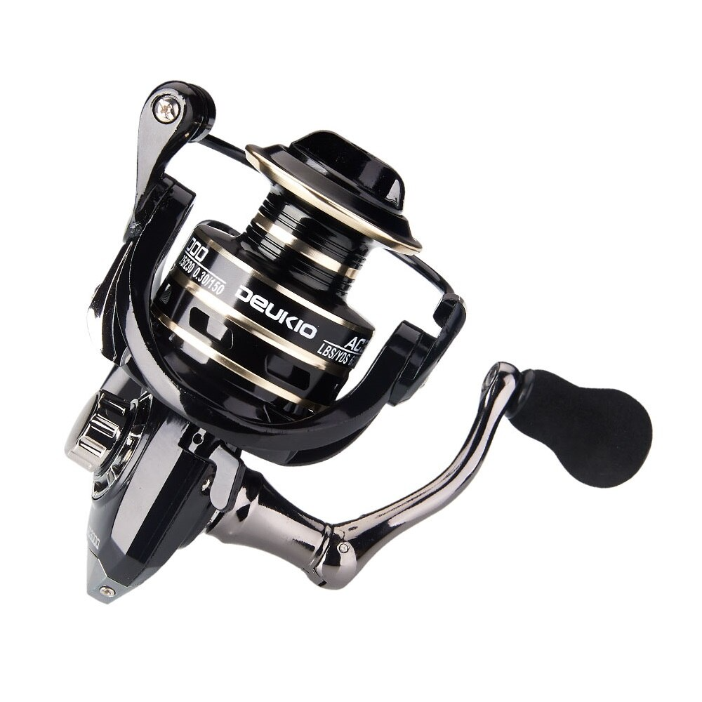 Carrete Spinning Metálico 5.2:1 | 12+1BB, Agua Dulce/Salada, Izq/Der