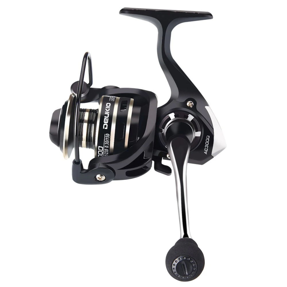 Carrete Spinning Metálico 5.2:1 | 12+1BB, Agua Dulce/Salada, Izq/Der
