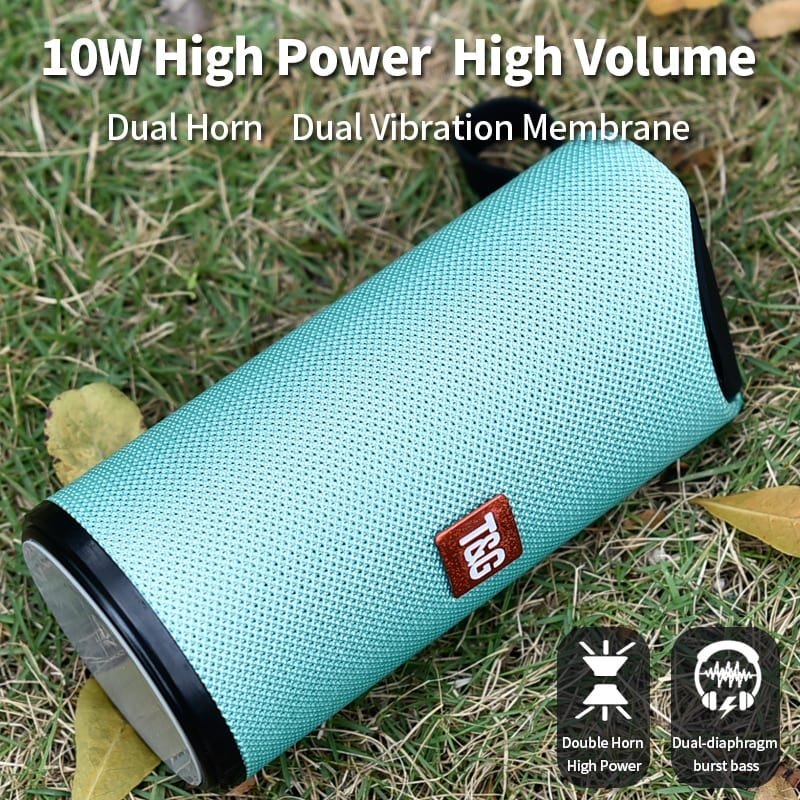 Altavoz Bluetooth Portátil con Radio FM | Micrófono Incorporado y Ranura MicroSD/USB